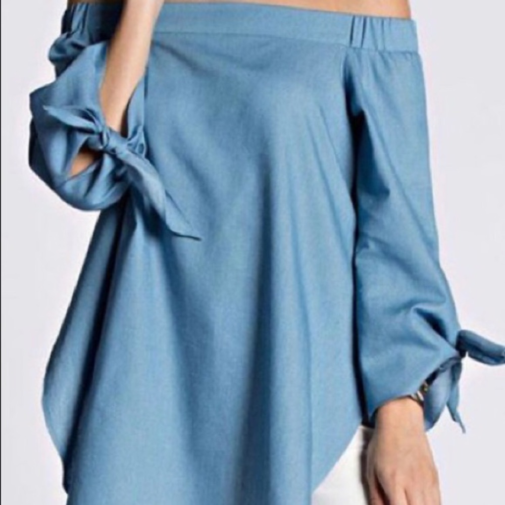 Michael Kors Chambray Top